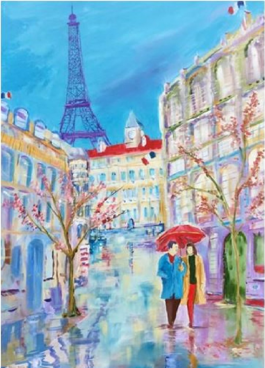 Blossoms in the Rain: A Parisienne Spring by David King