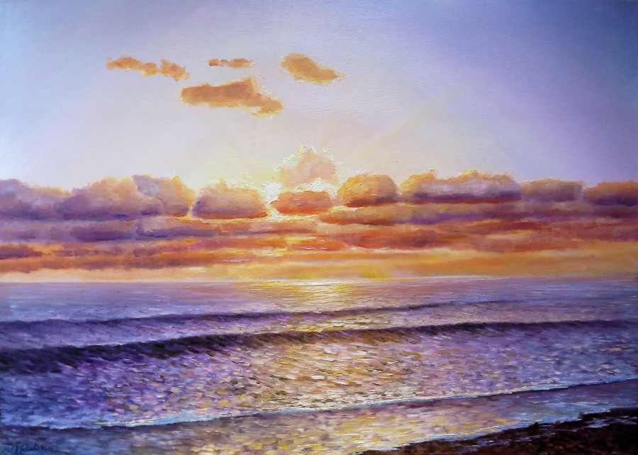 Evening Tide II by Oleg Riabchuk