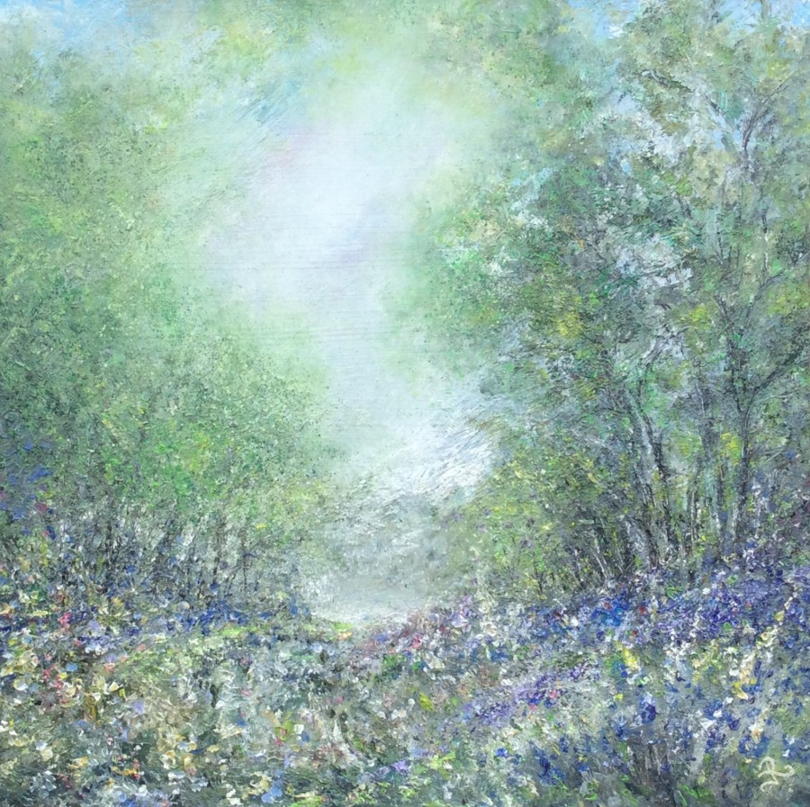 Another Day Bluebell Wood by Janice Rogers
