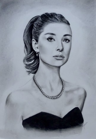 Audrey Hepburn,'The pearls'