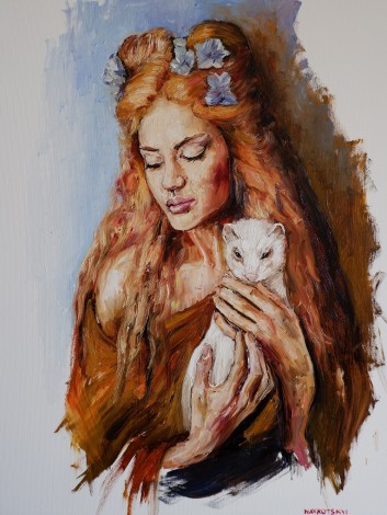 Lady Angie With Ermine