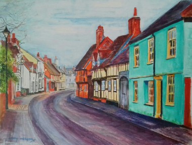 Village of Titchfield painting