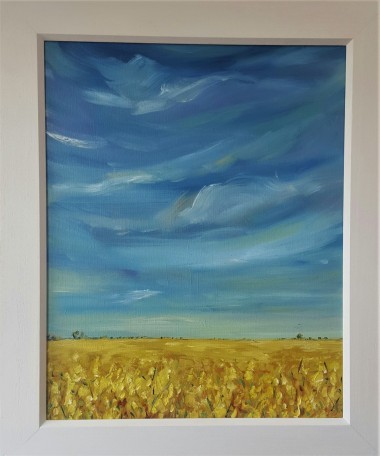 Golden fields and Blue Skies