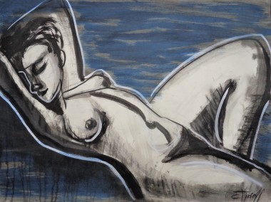 reclining female nude 