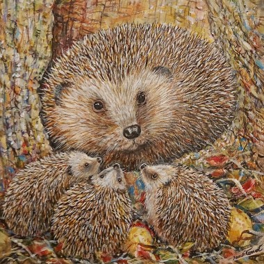 Hedgehogs full view