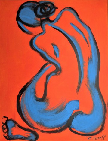 Orange And Blue Figure