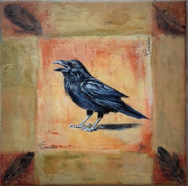 Vintage crow