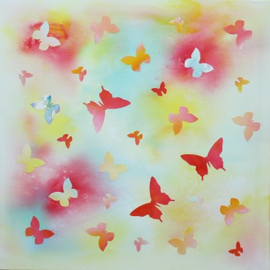 butterfly wall art by Paresh Nrshinga