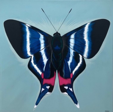 Large Butterfly Painting 