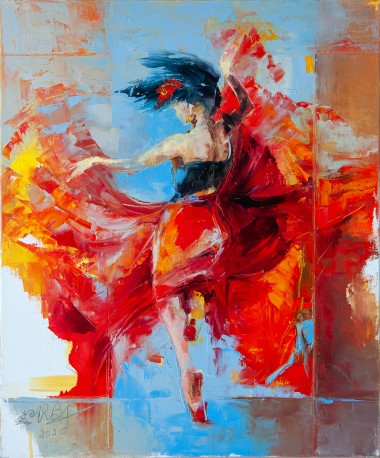 dance, passion, flamenco, heart, female, woman, dress, wild, free, freedom, figurative