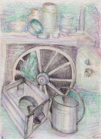 Still Life with a Wooden Wheel 0