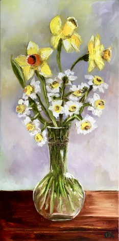 Daffodils in a Glass, Inspired by Spring 