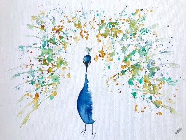 A Looming Peacock