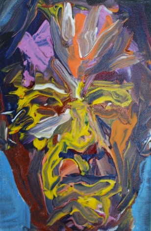 Abstract Expressionist Man 435