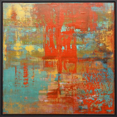 Gerhard Richter style painting