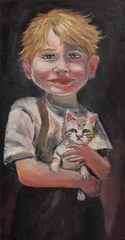 Boy And His Cat