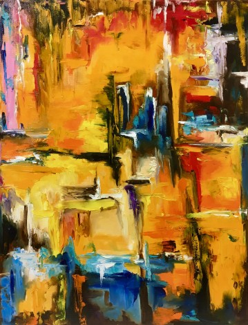 Abstract Modern Cityscape 