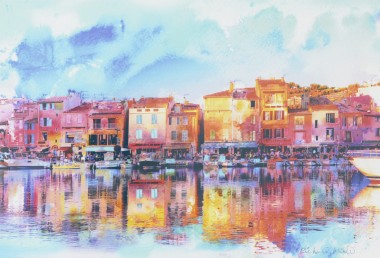Afternoon in Cassis Unframed