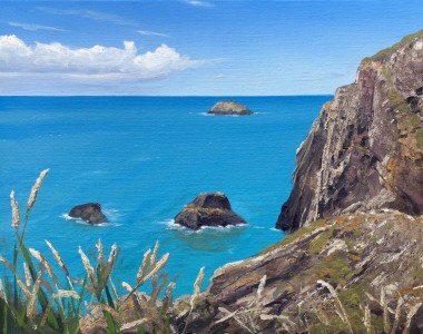 Pembrokeshire Cliffs, Seascape, Pembroke, Turquoise seas