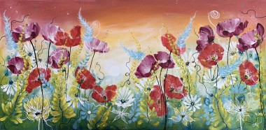 colourful floral painting
