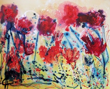 Ink Poppies 2