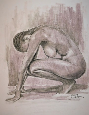 #nude #erotic #figure #study #woman #nakedpose #sketch