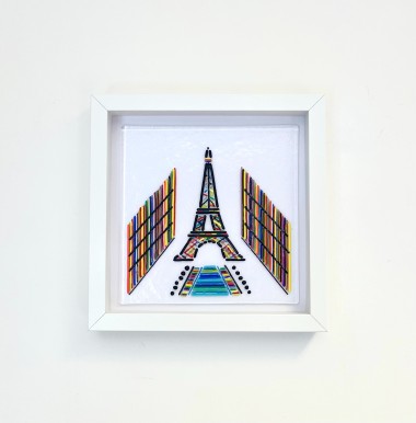 Eiffel Tower Glass Artwork