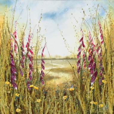 foxgloves painting