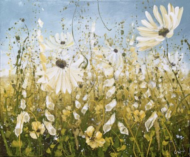Harvest White Daisies Yellow Buttercups  