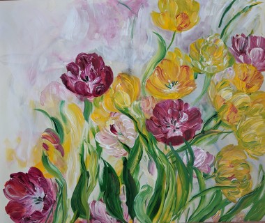 Colourful Tulip Bunch #2