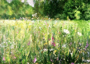 wild grass painting