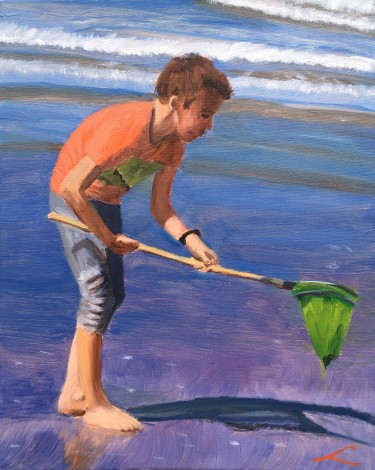 Boy with a Fishing Net