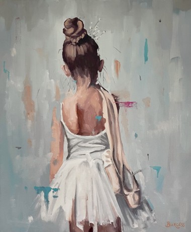 Ballerina Oil Painting On Canvas
