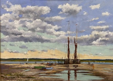 Barges At Pin Mill, Suffolk