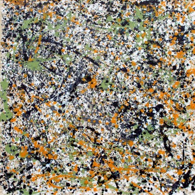 Huge Jackson Pollock style painting