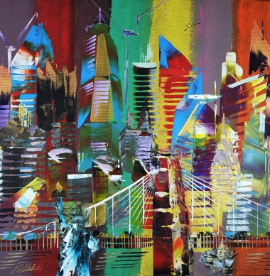 New York City Abstract Painting 853