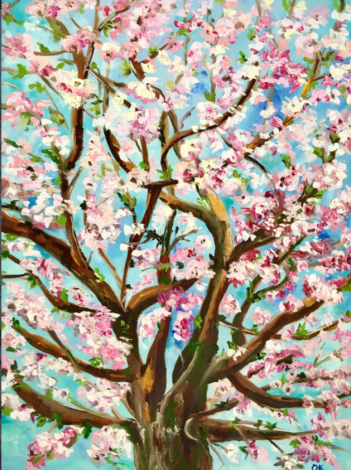 Cherry blossom, Tree Spring in London 