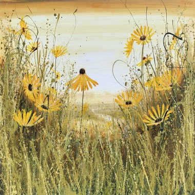 yellow landscape art
