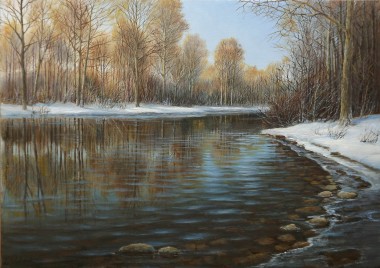Landscape Winter River