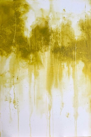 Yellow Distressed Abstract 1