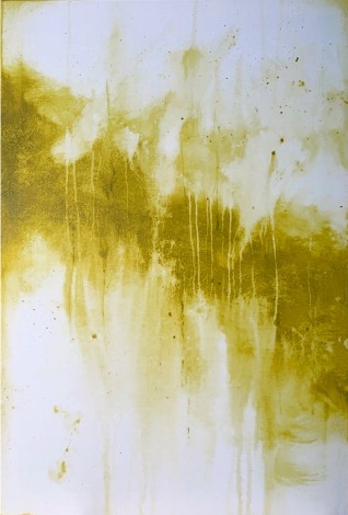 Yellow Distressed Abstract 2
